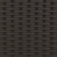 Thumbnail for Gartensofa 2-Sitzer mit Dach und Hockern Schwarz Poly Rattan