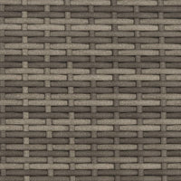 Thumbnail for Gartensofa 2-Sitzer mit Hockern Grau Poly Rattan