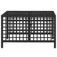 Thumbnail for 3-tlg. Garten-Ecksofa-Set mit Kissen Schwarz Poly Rattan