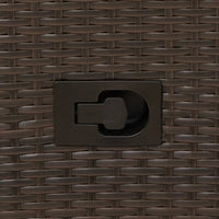 Thumbnail for 3-tlg. Bistro-Set mit Kissen Braun Poly Rattan