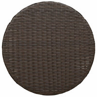 Thumbnail for 3-tlg. Bistro-Set mit Kissen Braun Poly Rattan