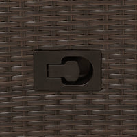 Thumbnail for Gartensessel mit Kissen 2 Stk. Verstellbar Braun Poly Rattan