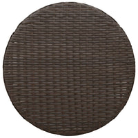 Thumbnail for 3-tlg. Bistro-Set mit Kissen Braun Poly Rattan