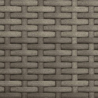 Thumbnail for Outdoor-Sofa 3-Sitzer mit Dach und Hockern Grau Poly Rattan