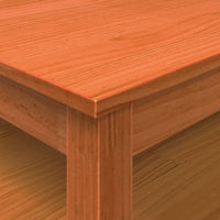 Thumbnail for Couchtisch Wachsbraun 100x100x40 cm Massivholz Kiefer