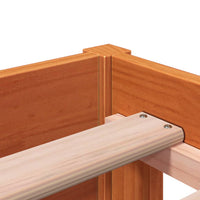 Thumbnail for Tagesbett ohne Matratze Wachsbraun 80x200 cm Massivholz Kiefer