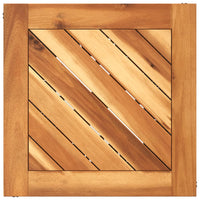 Thumbnail for Couchtisch mit Drahtgestell Schwarz 38x38x38 cm Akazienholz