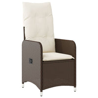 Thumbnail for Outdoor-Lehnstühle 2 Stk. mit Tisch Braun Poly Rattan