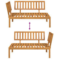 Thumbnail for Garten-Ecksofa aus Paletten Massivholz Akazie