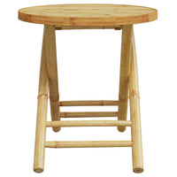Thumbnail for 3-tlg. Bistro-Set Klappbar mit Dunkelgrauen Kissen Bambus