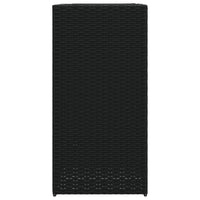 Thumbnail for Pflanzkübel 2 Stk. Schwarz 40x40x80 cm Poly Rattan