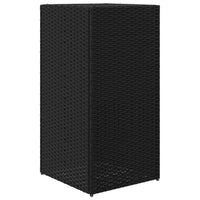 Thumbnail for Pflanzkübel 2 Stk. Schwarz 40x40x80 cm Poly Rattan