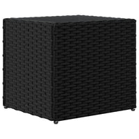 Thumbnail for Pflanzkübel 2 Stk. Schwarz 36x30x32 cm Poly Rattan
