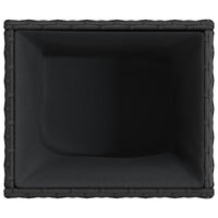 Thumbnail for Pflanzkübel 2 Stk. Schwarz 36x30x32 cm Poly Rattan