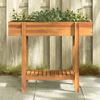 Thumbnail for Hochbeet 90x30x75 cm Massivholz Akazie