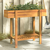 Thumbnail for Hochbeet 90x30x75 cm Massivholz Akazie