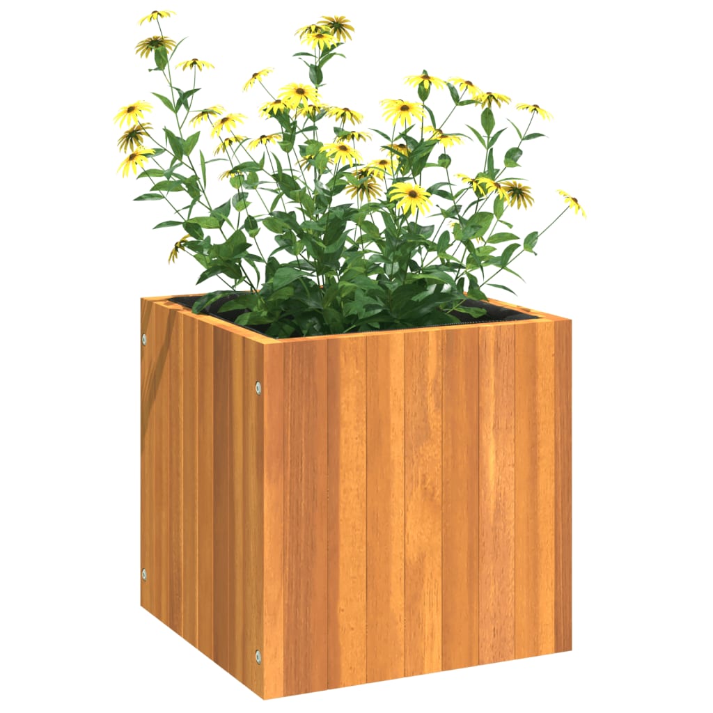Pflanzkübel 35x35x35 cm Massivholz Akazie