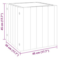 Thumbnail for Pflanzkübel 45x45x45 cm Massivholz Akazie