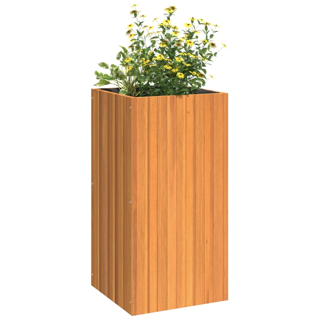 Pflanzkübel 45x45x90 cm Massivholz Akazie