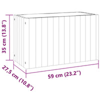 Thumbnail for Pflanzkübel 59x27,5x35 cm Massivholz Akazie