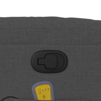 Thumbnail for Massagesessel Dunkelgrau Stoff