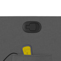 Thumbnail for Massagesessel Dunkelgrau Stoff