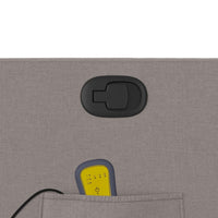 Thumbnail for Massagesessel Taupe Stoff