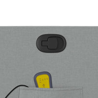 Thumbnail for Massagesessel Hellgrau Stoff