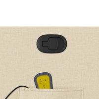 Thumbnail for Massagesessel Creme Stoff