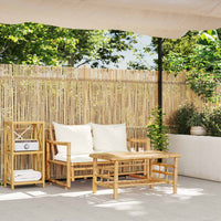 Thumbnail for 2-tlg. Garten-Sofagarnitur mit Kissen Bambus