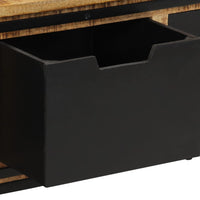 Thumbnail for Couchtisch mit Schubladen 110x50x40 cm Massivholz Mango