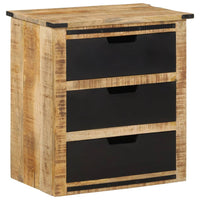 Thumbnail for Sideboard mit 3 Schubladen 55x35x60 cm Massivholz Mango