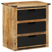 Thumbnail for Sideboard mit 3 Schubladen 55x35x60 cm Massivholz Mango