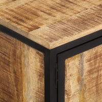Thumbnail for Couchtisch 80x50x40 cm Raues Massivholz Mango