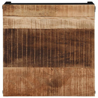 Thumbnail for Couchtisch 35x35x30 cm Raues Massivholz Mango