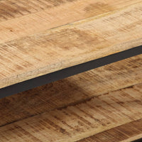 Thumbnail for Couchtisch 100x50x35 cm Raues Massivholz Mango