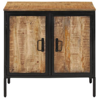 Thumbnail for Sideboard 70x35x70 cm Massives Raues Mangoholz