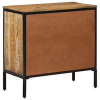 Thumbnail for Sideboard 70x35x70 cm Massives Raues Mangoholz