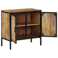 Thumbnail for Sideboard 70x35x70 cm Massives Raues Mangoholz
