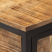 Thumbnail for Sideboard 70x35x70 cm Massives Raues Mangoholz
