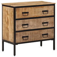 Thumbnail for Sideboard 70x35x70 cm Massives Raues Mangoholz
