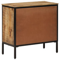 Thumbnail for Sideboard 70x35x70 cm Massives Raues Mangoholz