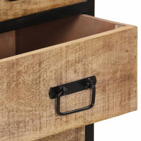 Thumbnail for Sideboard 70x35x70 cm Massives Raues Mangoholz