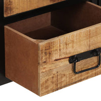 Thumbnail for Highboard 100x35x75 cm Massivholz Mango