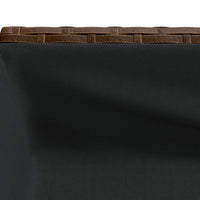 Thumbnail for Pflanzkübel mit Ablage Braun Poly Rattan