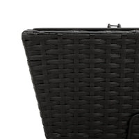 Thumbnail for Pflanzkasten mit Haken 2 Stk. Schwarz Poly Rattan