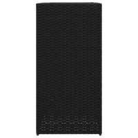 Thumbnail for Pflanzkübel Schwarz 40x40x80 cm Poly Rattan