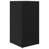 Thumbnail for Pflanzkübel Schwarz 40x40x80 cm Poly Rattan