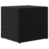 Thumbnail for Pflanzkübel Schwarz 36x30x32 cm Poly Rattan