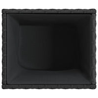 Thumbnail for Pflanzkübel Schwarz 36x30x32 cm Poly Rattan